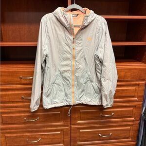 Womens Large The North Face Gray/Peach Lined Jacket (see description)